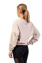 Bluza damska Nebbia  Loose Fit Sweatshirt "Feeling Good" 420 cream