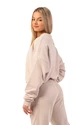 Bluza damska Nebbia  Loose Fit Sweatshirt "Feeling Good" 420 cream