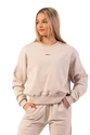 Bluza damska Nebbia  Loose Fit Sweatshirt "Feeling Good" 420 cream