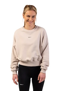 Bluza damska Nebbia  Loose Fit Sweatshirt "Feeling Good" 420 cream