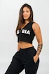 Bluza damska Nebbia MUSCLE MOMMY Sleeveless Zip-Up Hoodie black