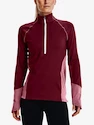 Bluza damska Under Armour  ColdGear 1/2 Zip-RED