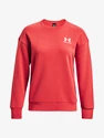 Bluza damska Under Armour  Essential Fleece Crew-RED