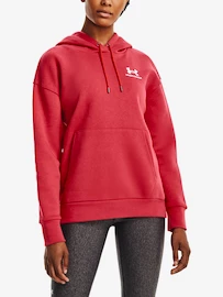 Bluza damska Under Armour Essential Fleece Hoodie-RED