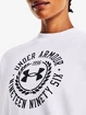 Bluza damska Under Armour  Rival Fleece Crest Grp Crew-WHT