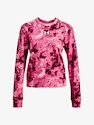 Bluza damska Under Armour  Rival Terry Print Crew-PNK