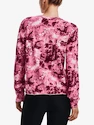 Bluza damska Under Armour  Rival Terry Print Crew-PNK