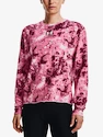 Bluza damska Under Armour  Rival Terry Print Crew-PNK