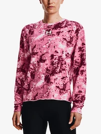 Bluza damska Under Armour Rival Terry Print Crew-PNK