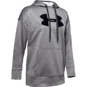 Bluza damska Under Armour  Synthetic Fleece Chenille Logo PO Hooodie grey