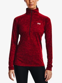 Bluza damska Under Armour Tech 1/2 Zip - Twist-RED