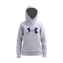 Bluza dziewczęca Under Armour  Rival Fleece Logo Hoodie-GRY M