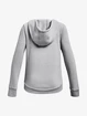 Bluza dziewczęca Under Armour  Rival Fleece LU FZ Hoodie-GRY