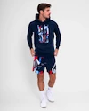 Bluza męska BIDI BADU  New York 2024 Logo Chill Hoody Dark Blue/Red