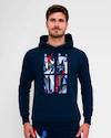 Bluza męska BIDI BADU  New York 2024 Logo Chill Hoody Dark Blue/Red