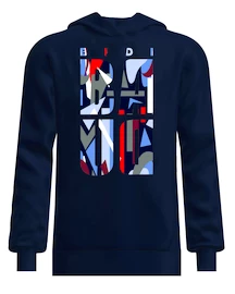 Bluza męska BIDI BADU New York 2024 Logo Chill Hoody Dark Blue/Red