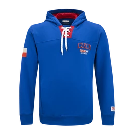 Bluza męska CCM FLAG HOODIE TEAM CZECH Collegiate Royal