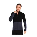 Bluza męska Icebreaker Merino 400 RealFleece Descender LS Z Black/Graphite/Cb