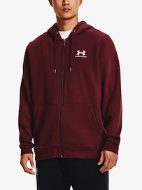 Bluza męska Under Armour Essential Fleece FZ Hood-RED