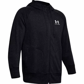 Bluza męska Under Armour SPECKLED FLEECE FZ HOODIE-BLK