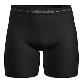 Bokserki męskie Icebreaker Merino Anatomica Long Boxers Black