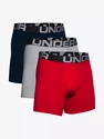 Bokserki męskie Under Armour  Charged Cotton 6in 3 Pack-RED