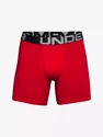 Bokserki męskie Under Armour  Charged Cotton 6in 3 Pack-RED