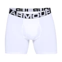 Bokserki męskie Under Armour  Charged Cotton 6in 3 Pack-WHT S