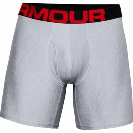 Bokserki męskie Under Armour Tech 6" 2 Pack grey Dynamic