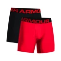 Bokserki męskie Under Armour  Tech 6in 2 Pack-RED