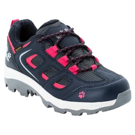 Buty outdoorowe dziecięce Jack Wolfskin Vojo Texapore Low Dark Blue / Pink