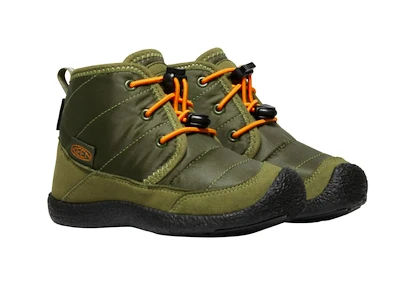 Buty outdoorowe dziecięce Keen Howser II Chukka Wp Capulet Olive/Russet Orange