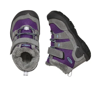 Buty outdoorowe dziecięce Keen Knotch Chukka Tots Steel Grey/Charisma  US 5