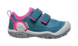 Buty outdoorowe dziecięce Keen Knotch Hollow Ds Blue Coral/Pink Peacock