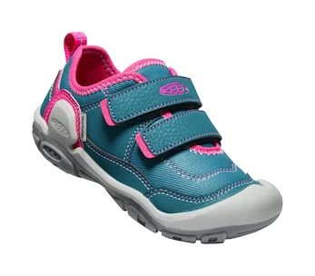 Buty outdoorowe dziecięce Keen Knotch Hollow Ds Blue Coral/Pink Peacock