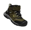 Buty outdoorowe dziecięce Keen Ridge Flex Mid Wp Dark Olive/Dusky Citron