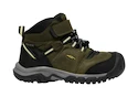 Buty outdoorowe dziecięce Keen Ridge Flex Mid Wp Dark Olive/Dusky Citron  US 12