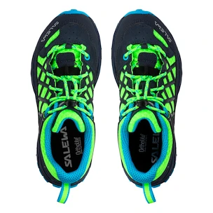 Buty outdoorowe dziecięce Salewa  Wildfire Ombre Blue/Fluo Green