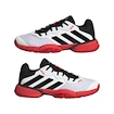 Buty tenisowe dziecięce adidas Barricade K White/Core Black