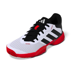 Buty tenisowe dziecięce adidas Barricade K White/Core Black