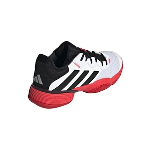 Buty tenisowe dziecięce adidas Barricade K White/Core Black