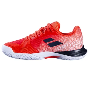 Buty tenisowe dziecięce Babolat Jet Mach 3 All Court Boy Strike Red/White