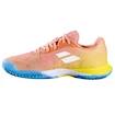 Buty tenisowe dziecięce Babolat Jet Mach 3 Clay Jr Girl Coral/Gold Fusion