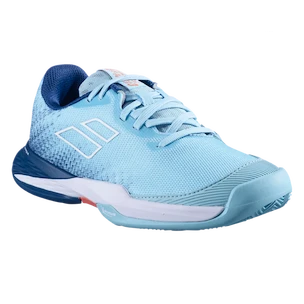 Buty tenisowe dziecięce Babolat Jet Mach 3 Clay Junior Angel Blue