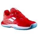 Buty tenisowe dziecięce Babolat Jet Mach 3 Junior AC Girl Fiesta Red