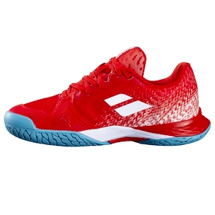 Buty tenisowe dziecięce Babolat Jet Mach 3 Junior AC Girl Fiesta Red