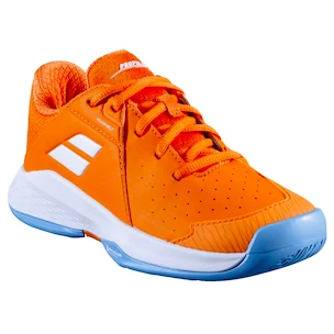 Buty tenisowe dziecięce Babolat Propulse Junior 3 AC Boy Orange Peel