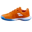 Buty tenisowe dziecięce Babolat Propulse Junior 3 Clay Boy Orange Peel