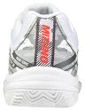 Buty tenisowe dziecięce Mizuno  Breakshot 3 CC White/IgnititonRed