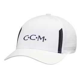 Czapka baseballowa CCM Golf Perforated Cap Blanc Senior